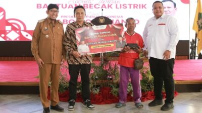Bantuan becak listrik prabowo