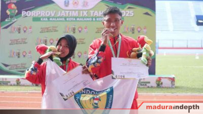 Atletik sumenep medali emas porprov jatim 2025