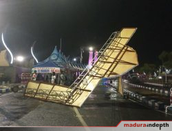 Diterjang Angin Kencang, Bazar Takjil Sampang Bangkit Lagi Dalam Sehari