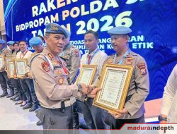 Polres Sumenep Raih Predikat Polres Teraktif pada Rakernis Bidpropam Polda Jatim 2026