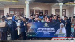 IKA Unair Berbagi Bingkisan Lebaran untuk Warga Bangkalan
