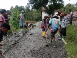 Warga Ketapang Bangun Jalan Melalui Swadaya: Setahun Empat Kali