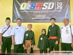 Tampil Memukau, Siswa SDN Romben Rana Dungkek Sabet Juara 3 O2SN Pencak Silat Sumenep
