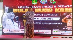 Buka Lomba Baca puisi dan Pidato Bung Karno, Kepala Dinas Disbudporapar Sumenep: Ini Bukti Kecintaan Pemuda pada Proklamator