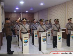 Rotasi Pejabat di Polres Sampang, 9 Perwira dan 6 Kapolsek Resmi Berganti