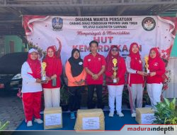 HUT RI ke-81 Makin Semarak, Dharma Wanita Cabdin Pendidikan Sampang Adu Kekompakan Lewat Lomba Kereta Balon
