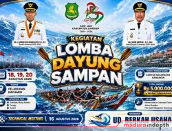 Rawat Tradisi Bahari Kepulauan, Bupati Sumenep Dukung Penuh Lomba Dayung Sampan di Kayuaro