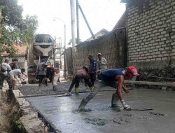 Semarak Maulid Nabi, Warga Tanggumong Ubah Tradisi Perayaan Menjadi Pembangunan Jalan