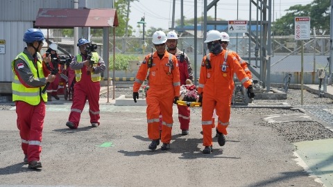 HCML Gelar Simulasi Krisis di Pasuruan, Uji Kesiapan Hadapi Darurat di Fasilitas Gas